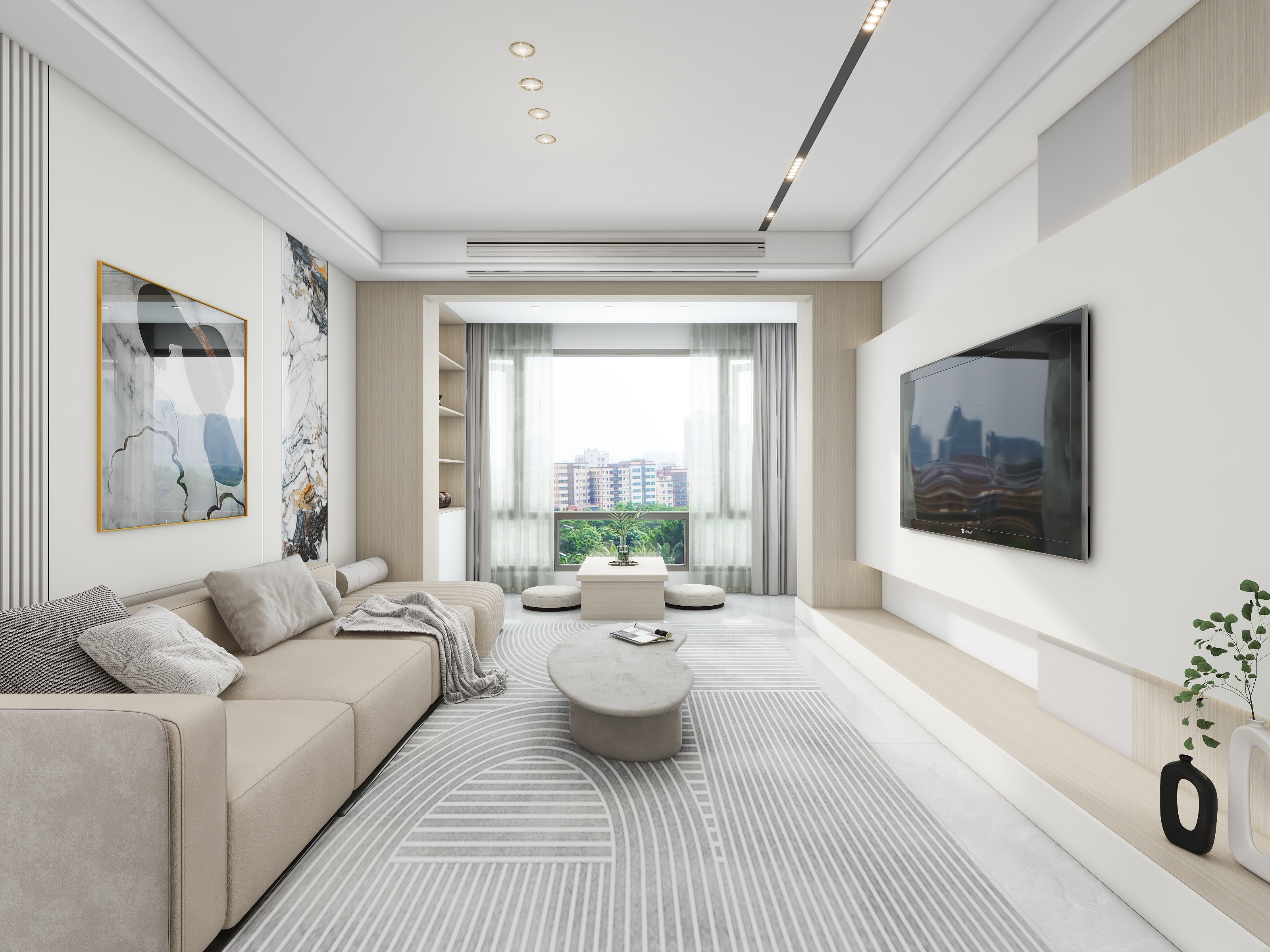 --龙---现代简约-装修设计方案