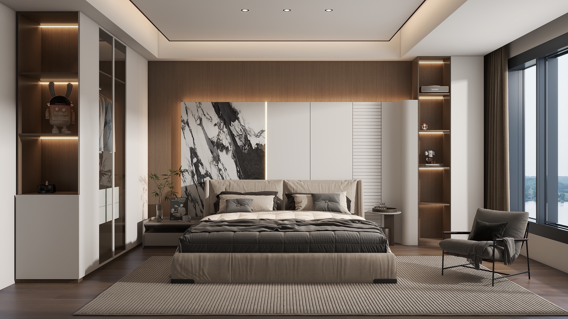 张迪-简约w卧室-装修设计方案