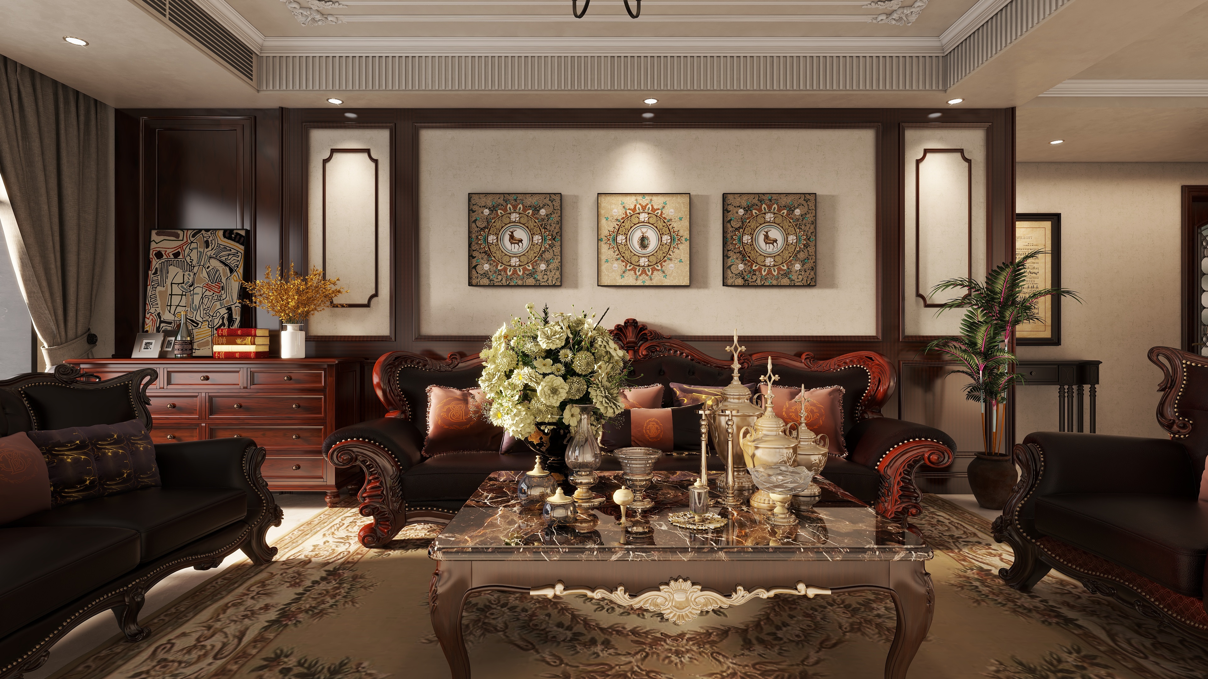 XXXXX虹桥花园美式风格-装修设计方案