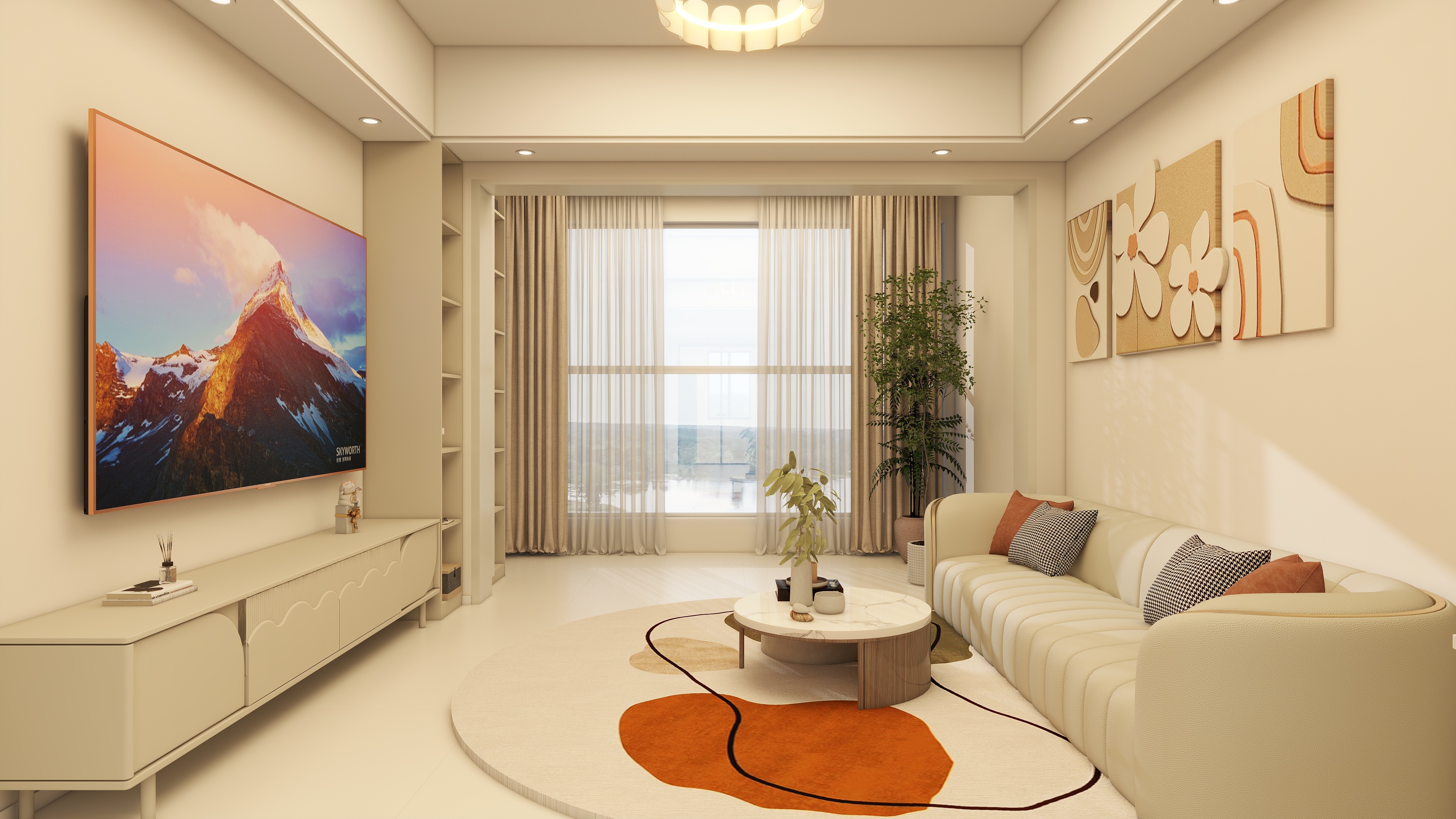 日照慧享家装饰装修与设计-马厂坝128㎡4室-装修设计方案