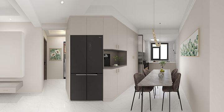 设计师I凌睿-御景山水119㎡3室西户-装修设计方案