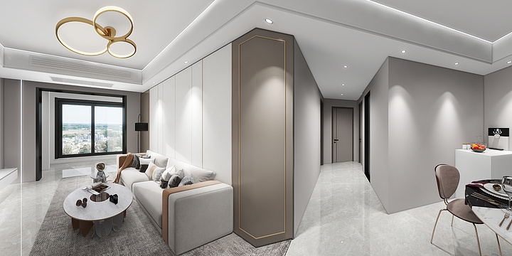 空间法师-三期120新中式-装修设计方案