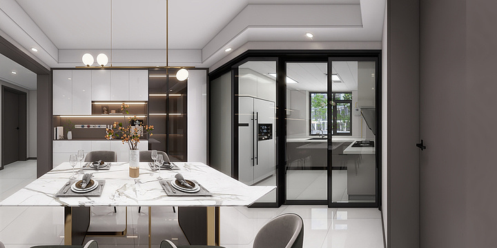 室内设计阿玲-华儒洋房-装修设计方案