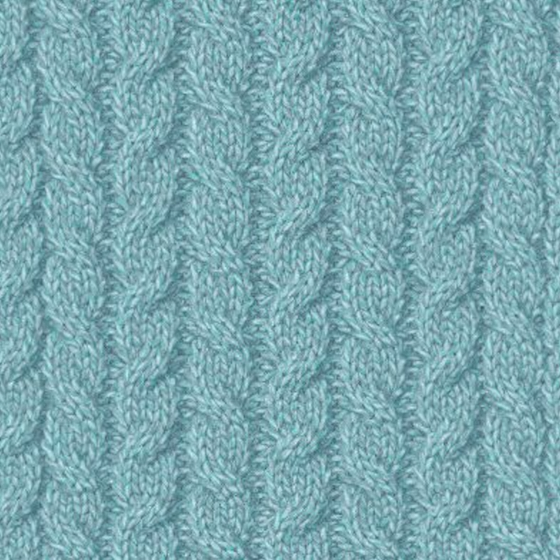 Knitted Wool Knitting Material 0034a 3D Model in Blue