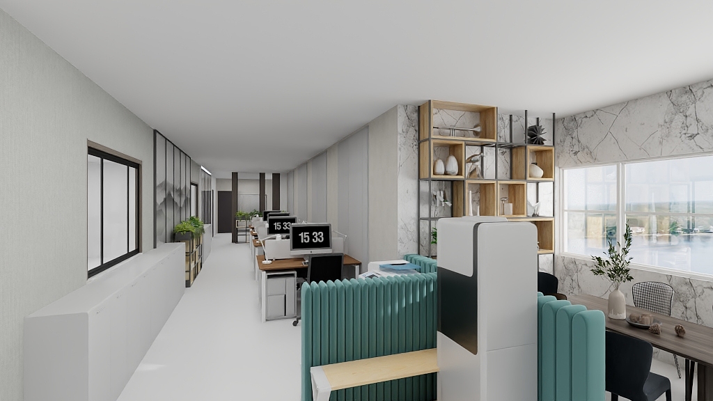 183****3310WMYF-办公室 食堂01jm-装修设计方案