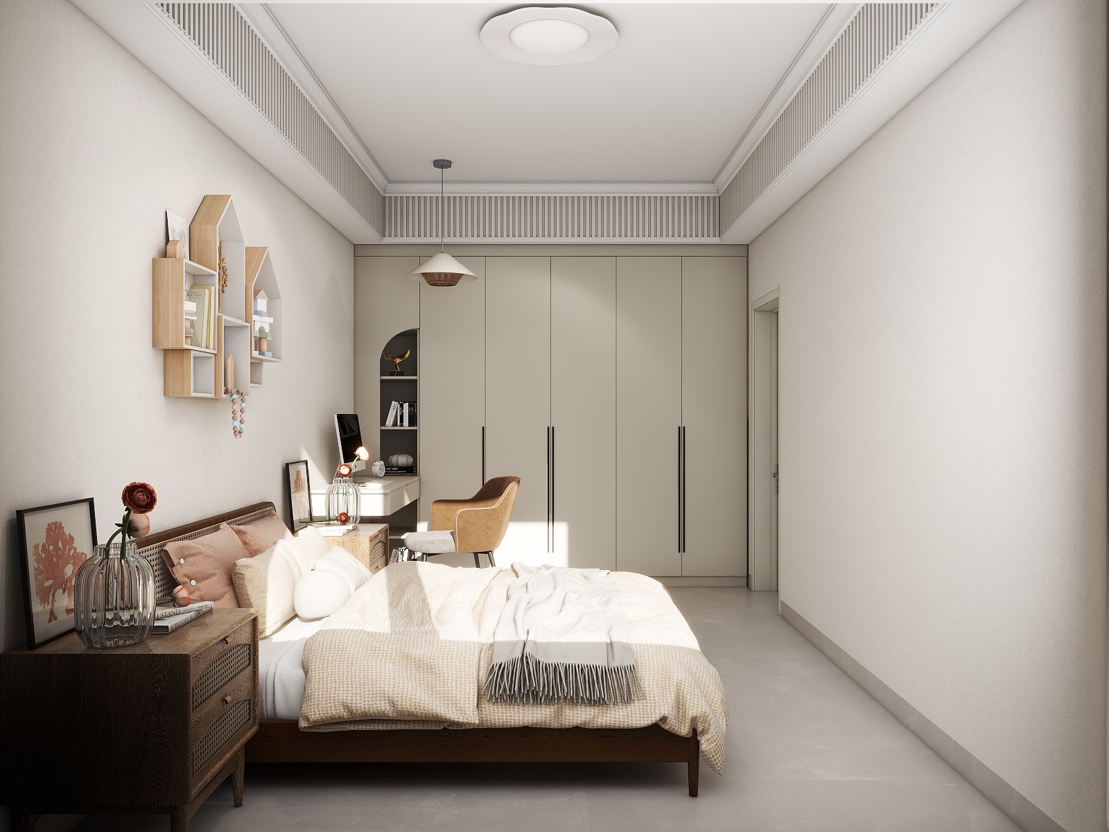 绿豆冰沙~-64㎡1室装修效果图