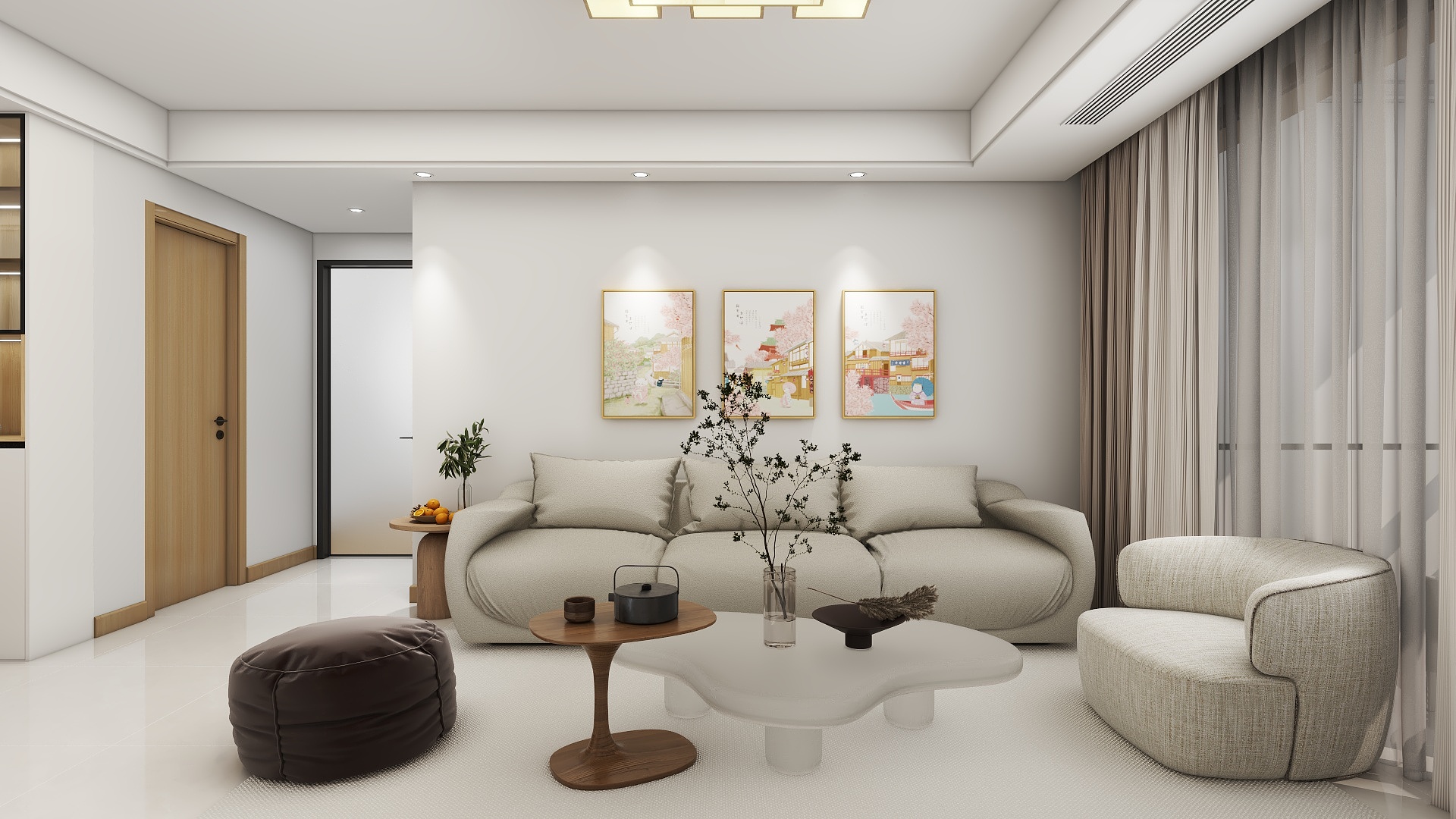 Patrick丶Star-紫云府原木108㎡3室装修效果图