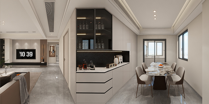 林宜社-会展嘉园现代-装修设计方案