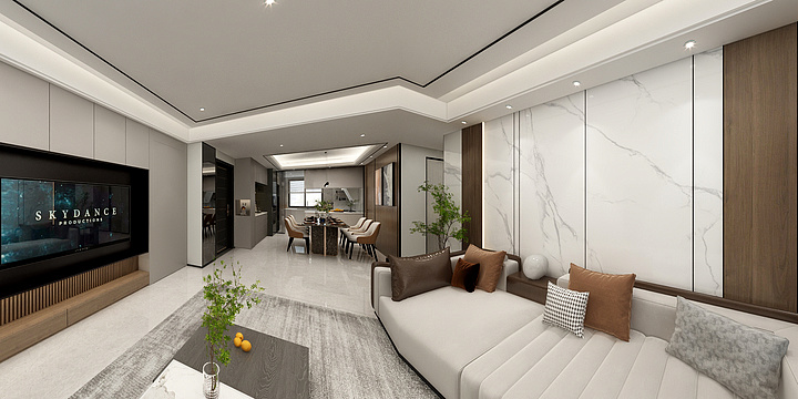 大白设计室-平面方案001-现代-装修设计方案