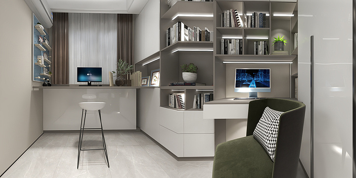 全景9-水墨兰庭 郭总雅居-装修设计方案