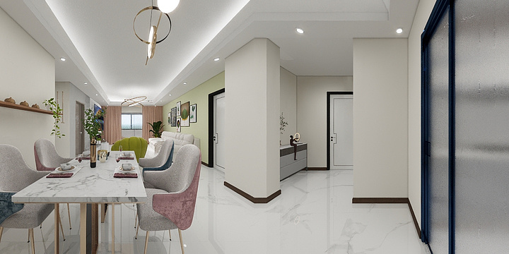 冯浩浩dTJj-学府艺境112㎡3室-装修设计方案