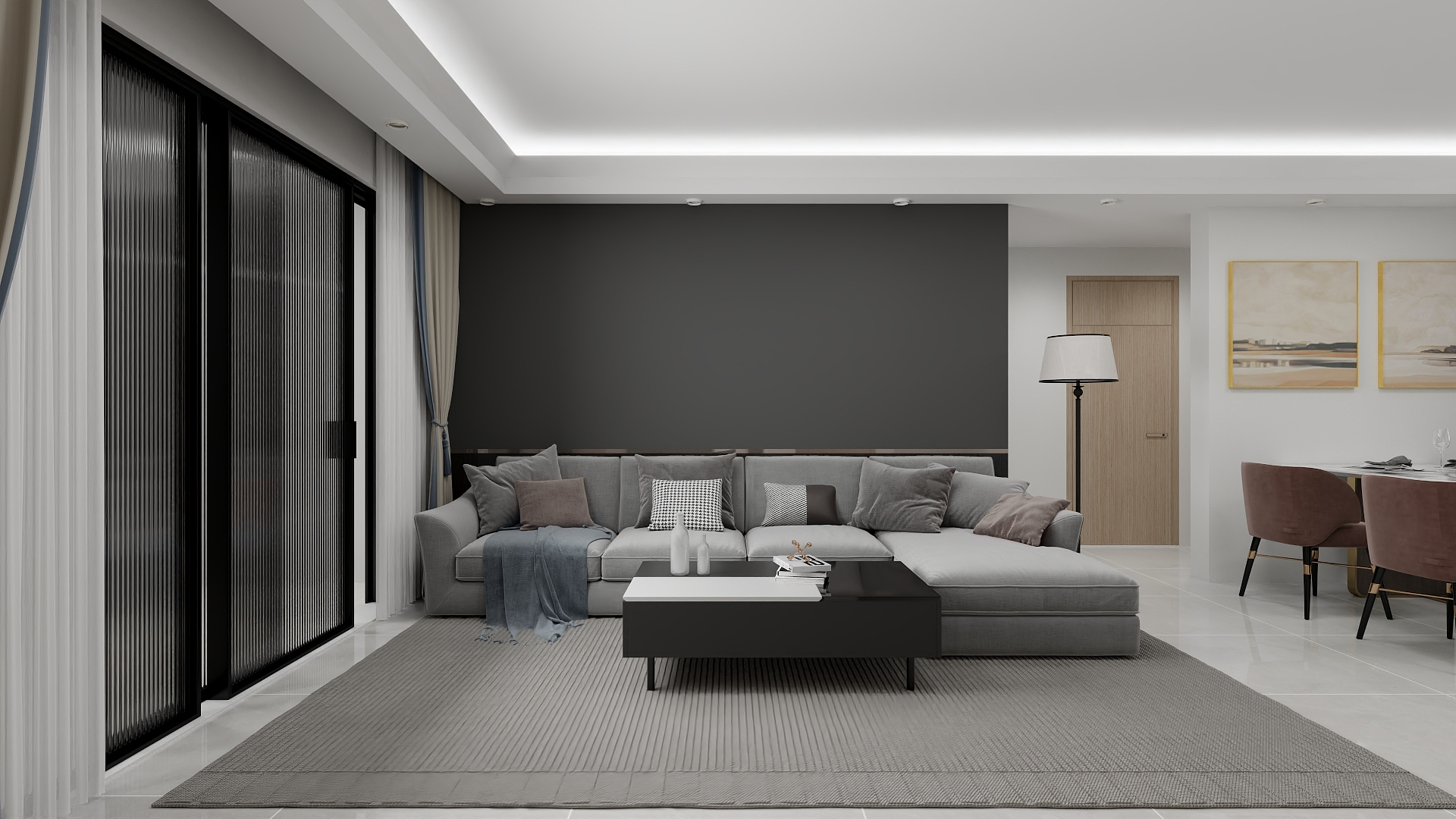 TingZrFa-佳兆业玖珑山装修效果图