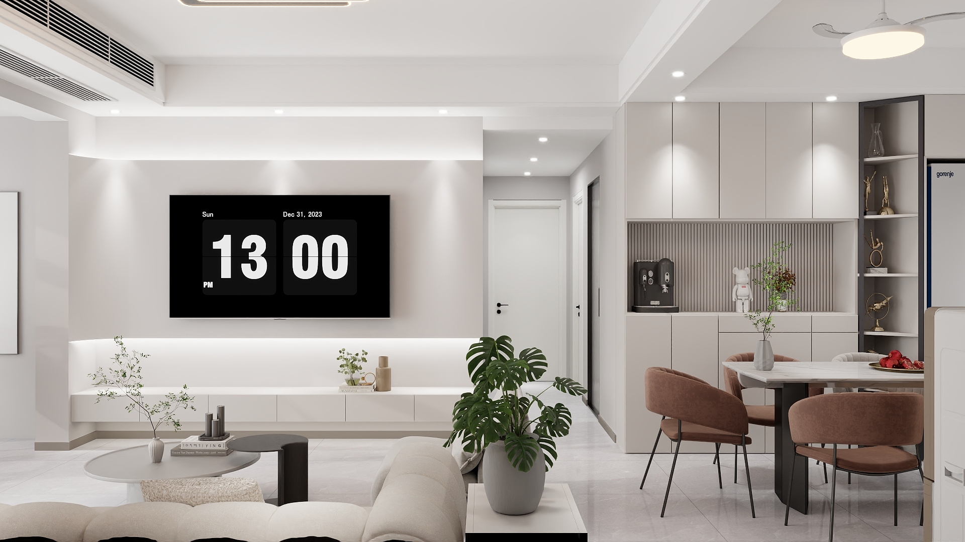 华蓥市阳光装饰-梧桐郡3栋4-1(完工)-装修设计方案