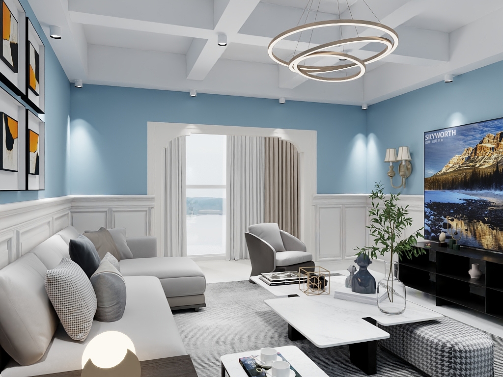 她怎么不明白-美式-装修设计方案