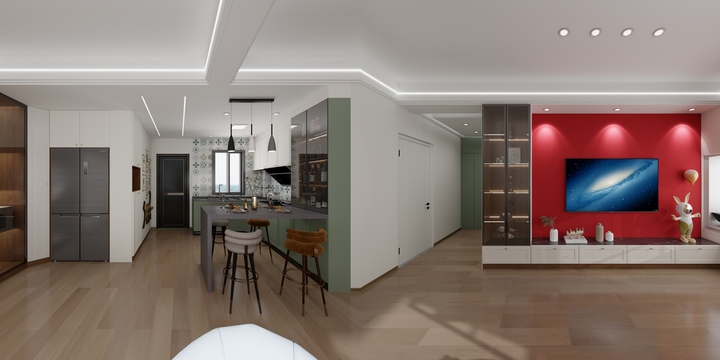 唐志强-硬装专业等级考核户型-副本-装修设计方案