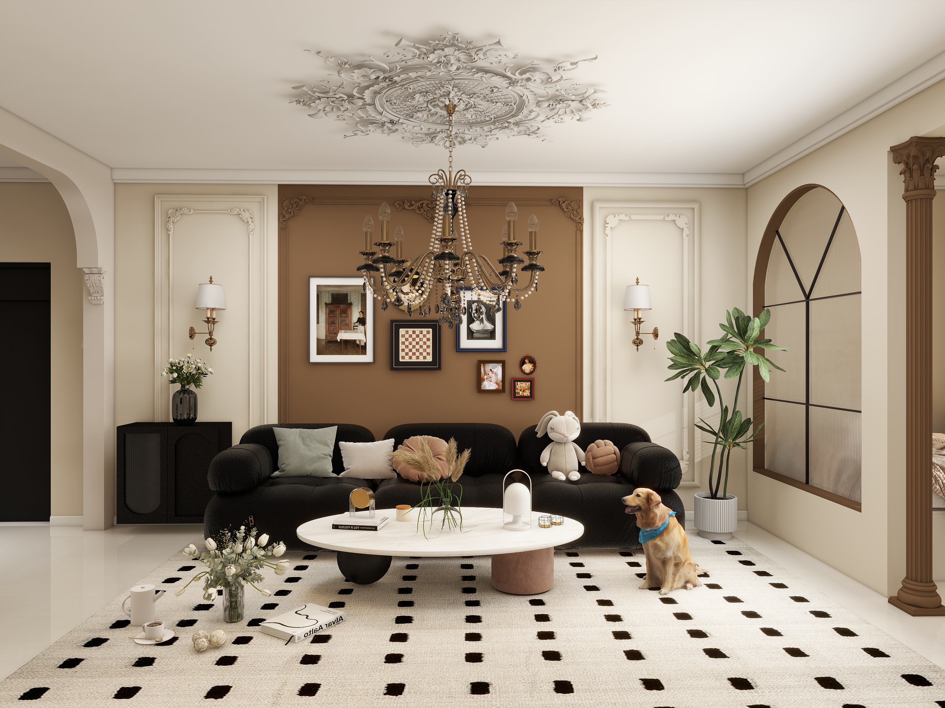 柴h-法式复古-装修设计方案