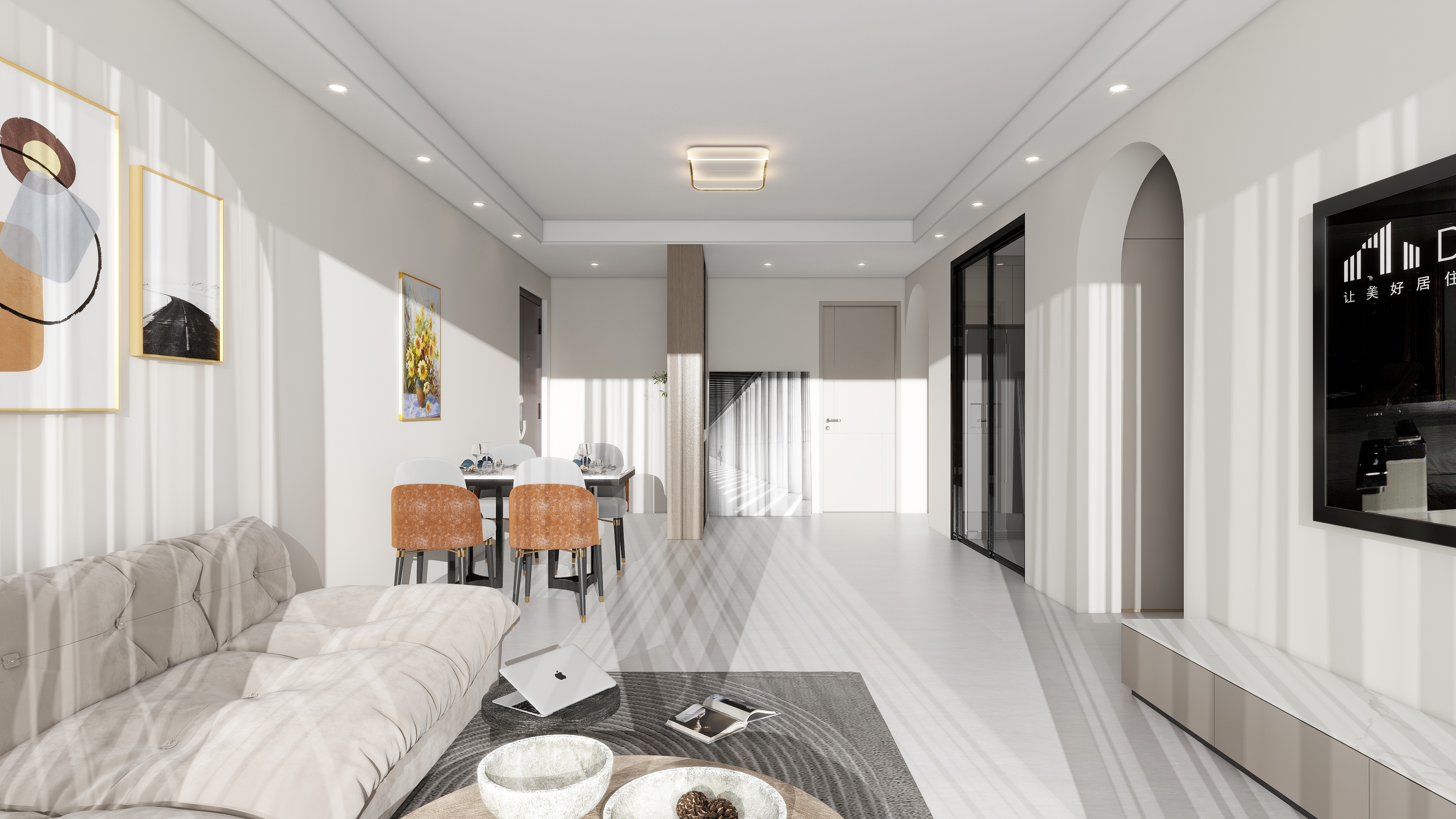 全案设计度然-鸿越府-测试灯光-装修设计方案