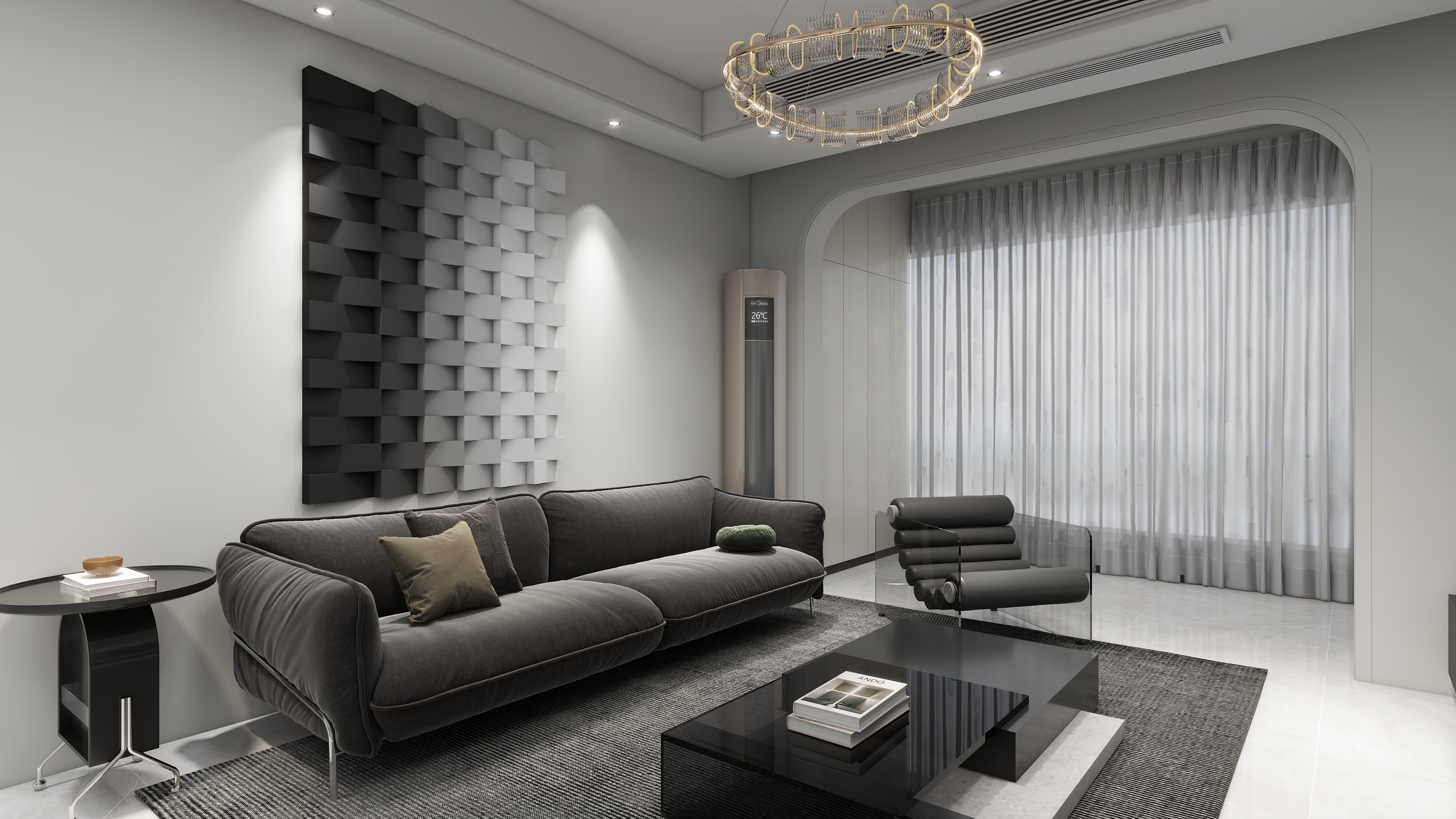 白桃汽水Ydrz-许都之心135平-装修设计方案