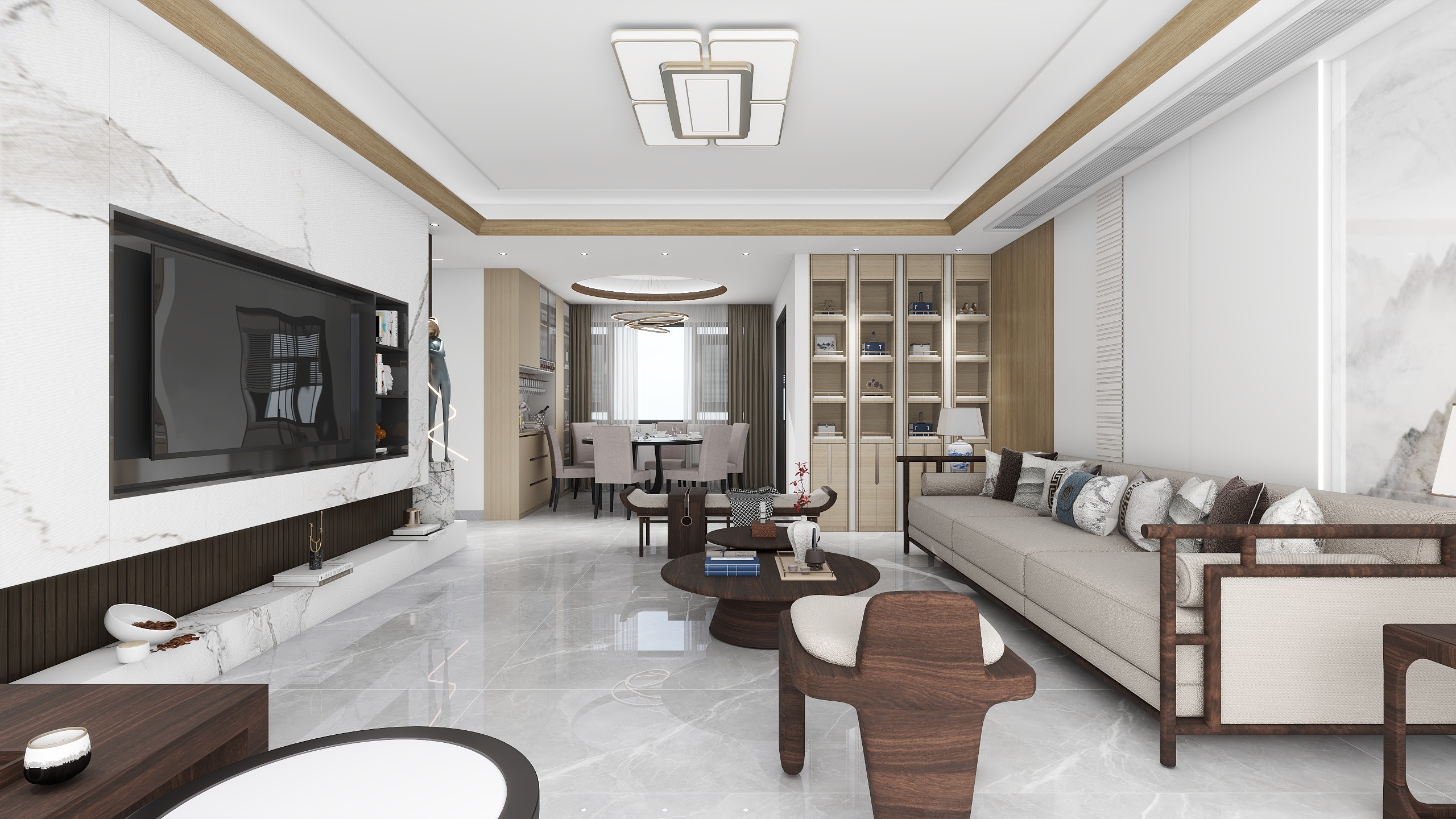 唐锐-140㎡4室装修效果图