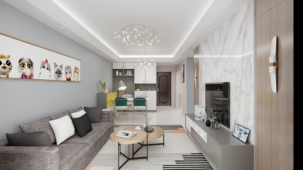 设计管家小张-海德公园81㎡3室-装修设计方案