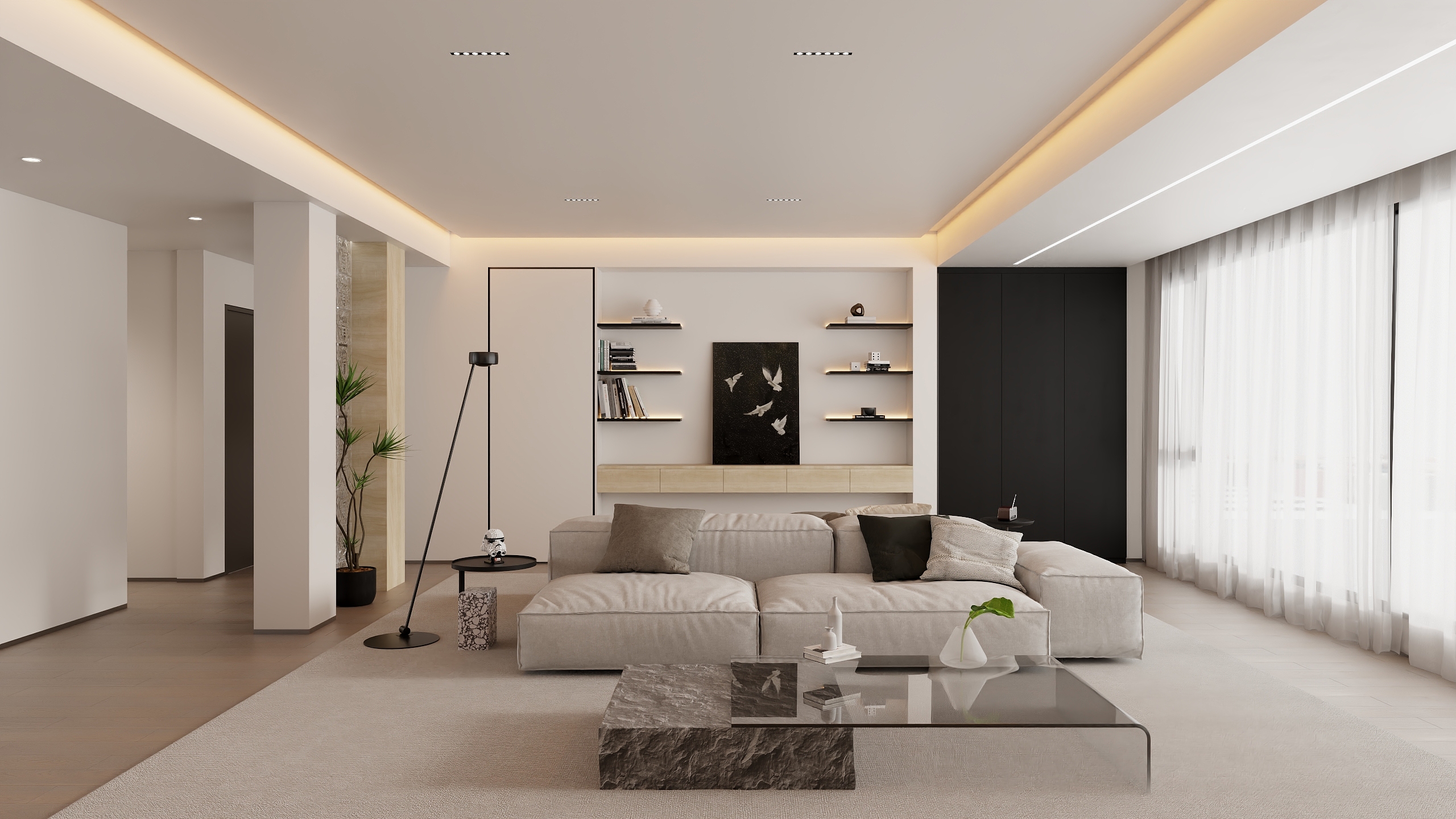 设计师黄渝元-151㎡3室-装修设计方案