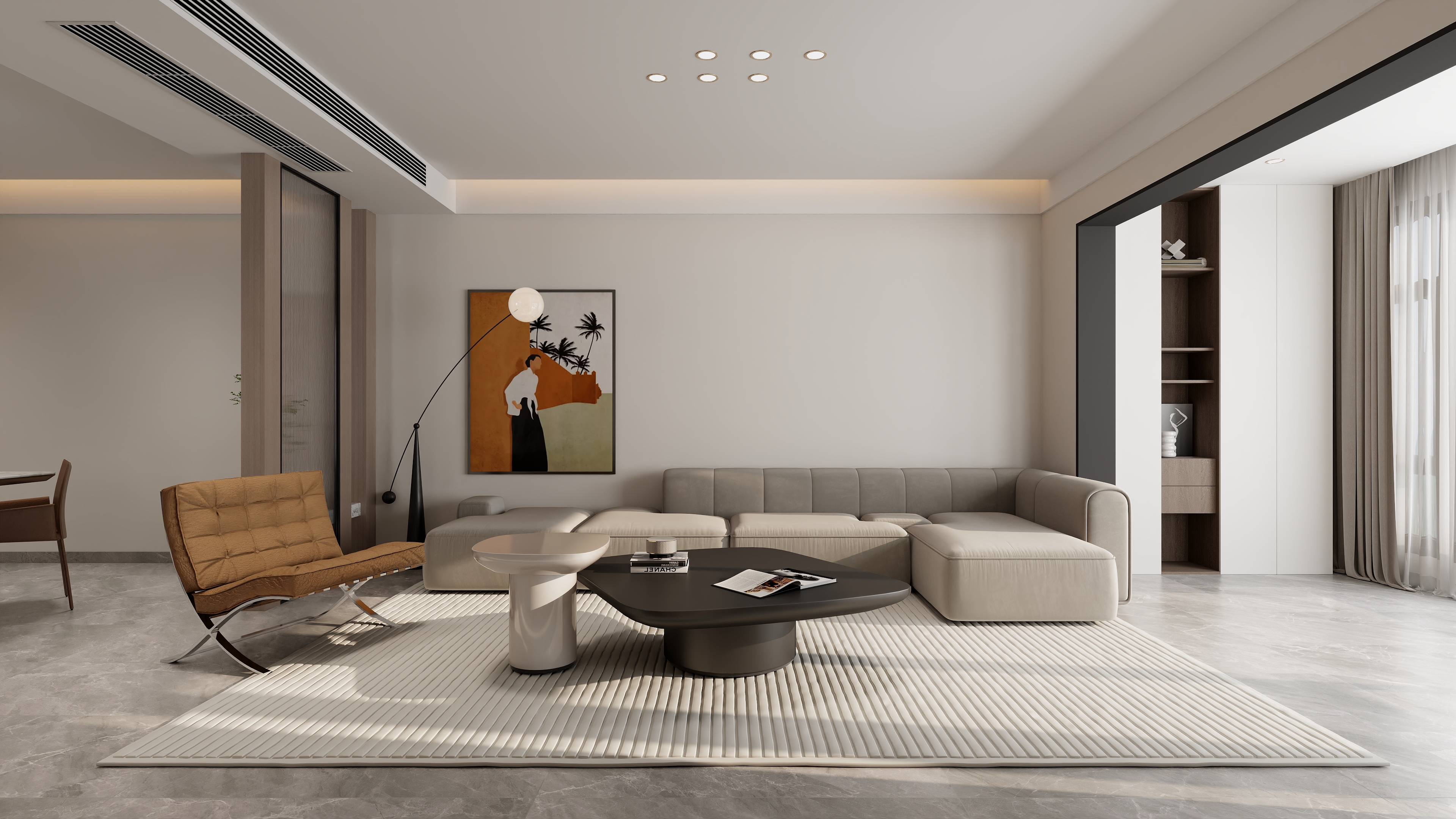 绘图员小李-九方城市公园12-4  现代简约-装修设计方案