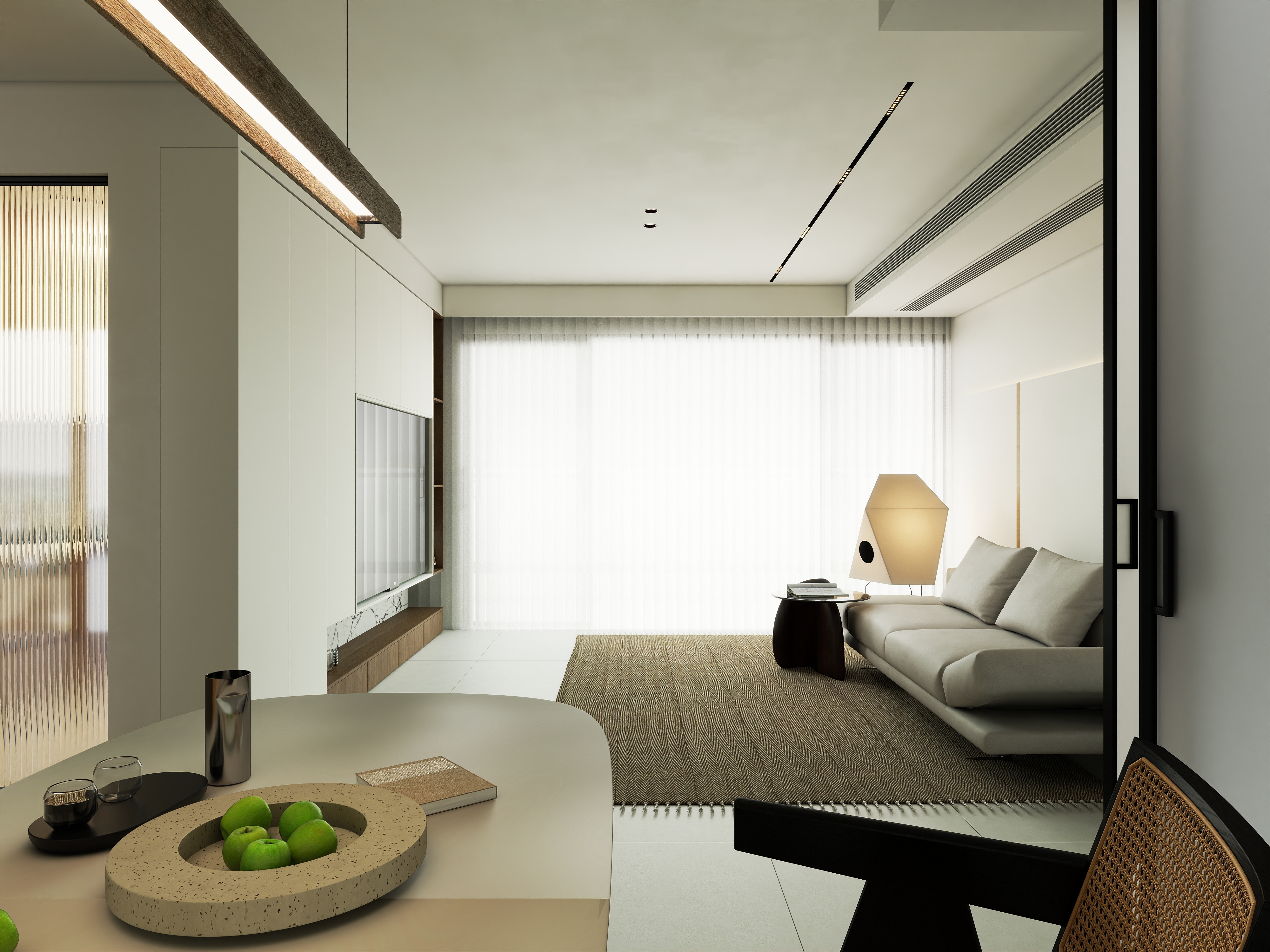 专业设计--现代奶油风效果-副本-副本-装修设计方案