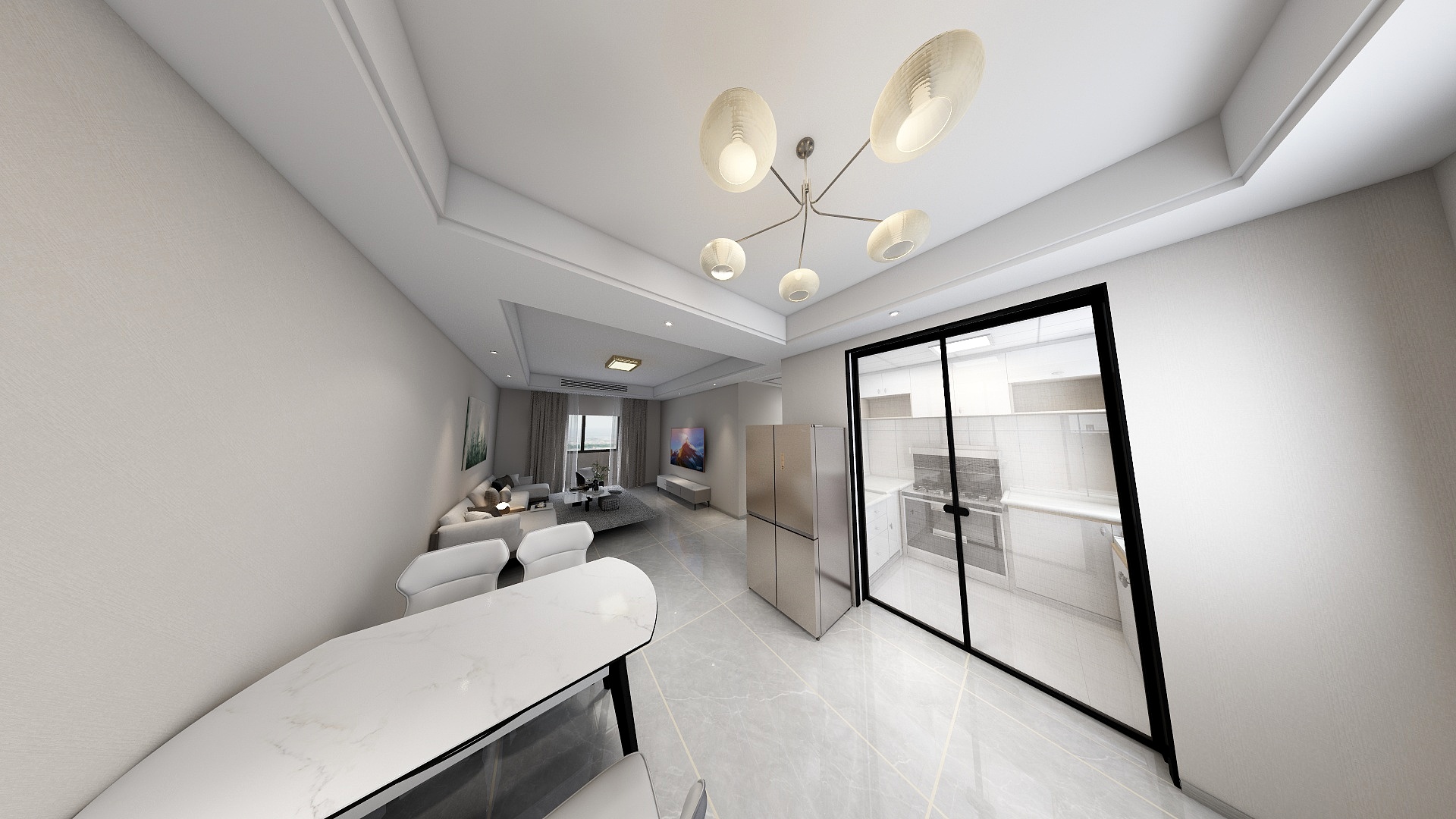 GDgW-中梁香缇公馆109㎡3室-装修设计方案