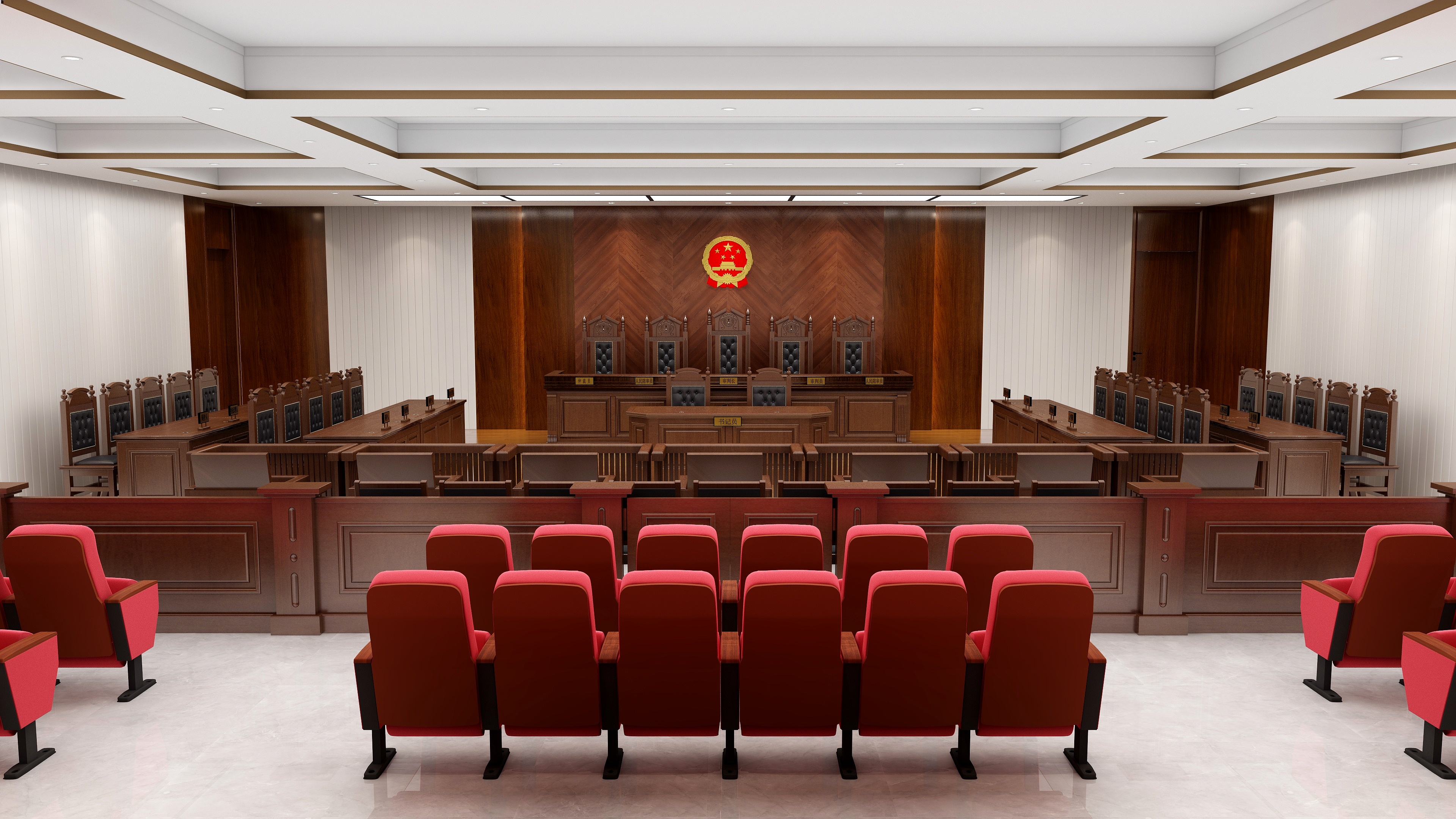 扬州专卖店Tt-刑事法庭-装修设计方案