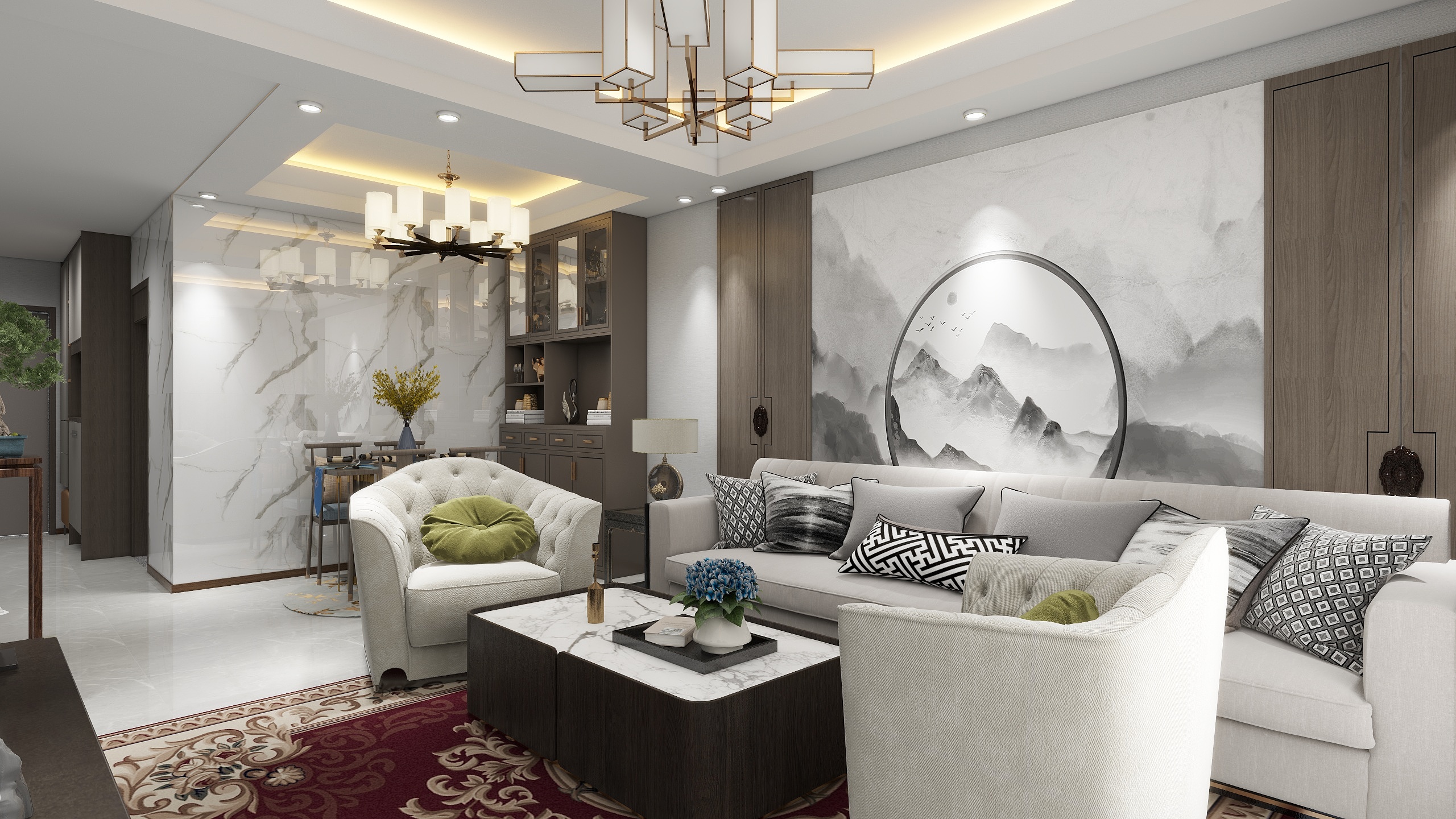 彼岸的阳光Sage-杏花岭区北中环兴苑小区-装修设计方案