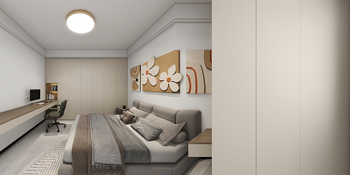 设计师-张彤彤-板桥华府-装修设计方案