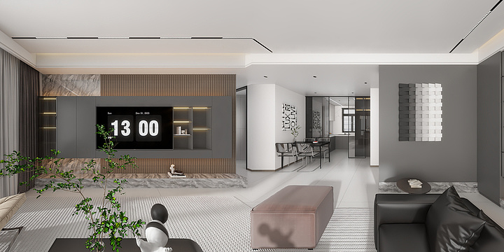 度恒02-4-现代新块-装修设计方案