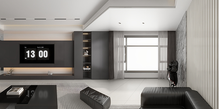 度恒02-4-现代主客次-装修设计方案