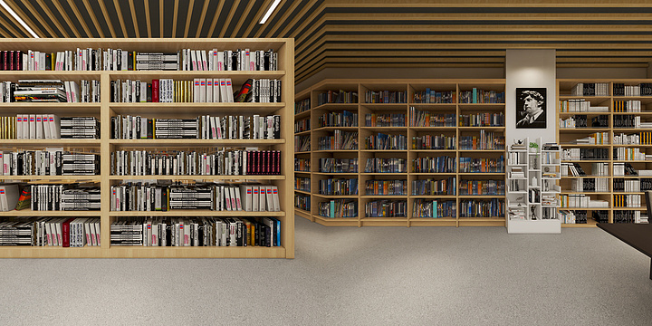 文灿全案高端设计-腾冲小学图书馆-装修设计方案