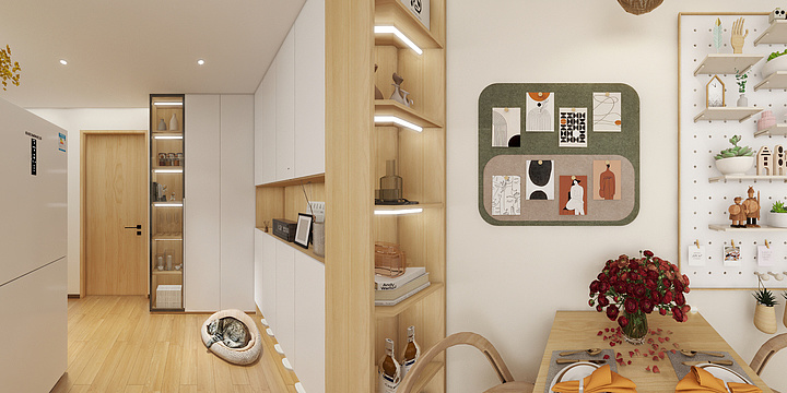 王.兵-万华城五期A2-原木风-装修设计方案