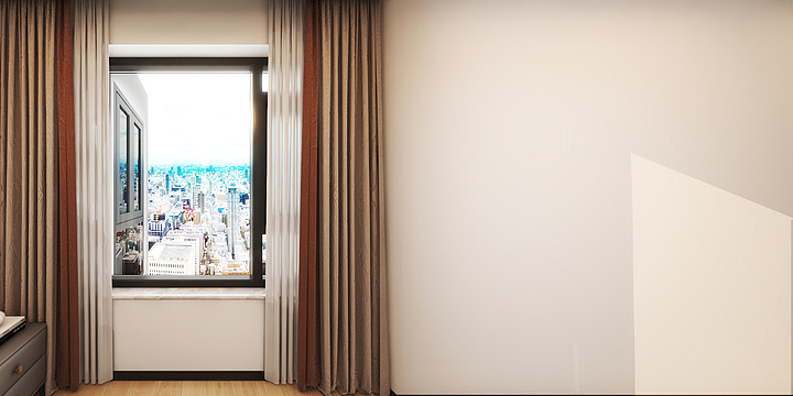 凡尘设计-建发和玺93平户型-装修设计方案