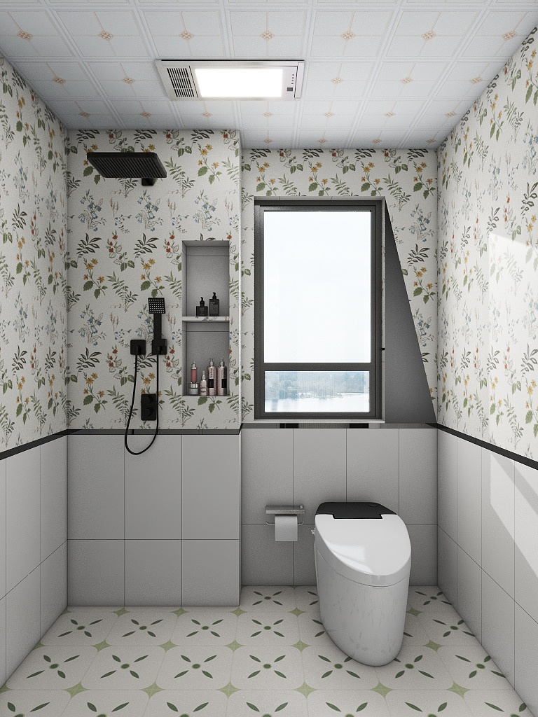 Aleio-中海湖滨世家126㎡1室装修效果图