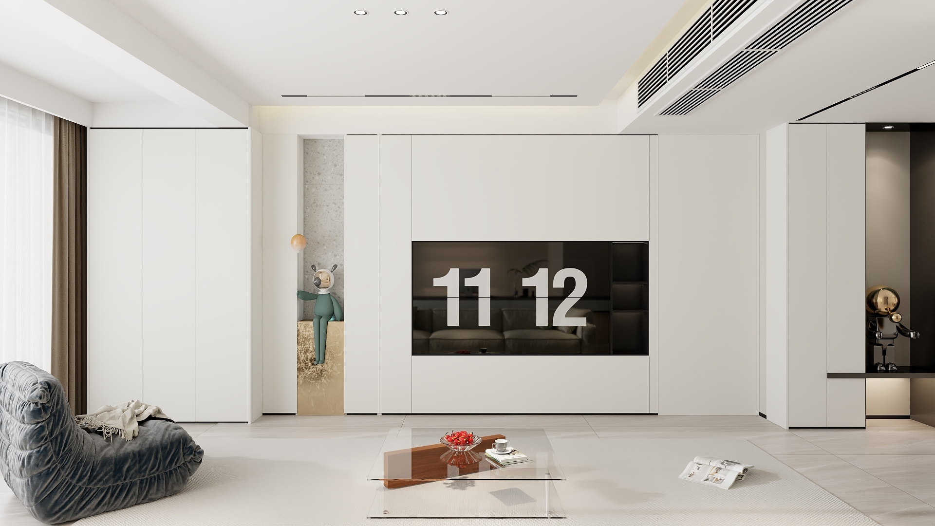 画图好累*-106㎡2室-装修设计方案