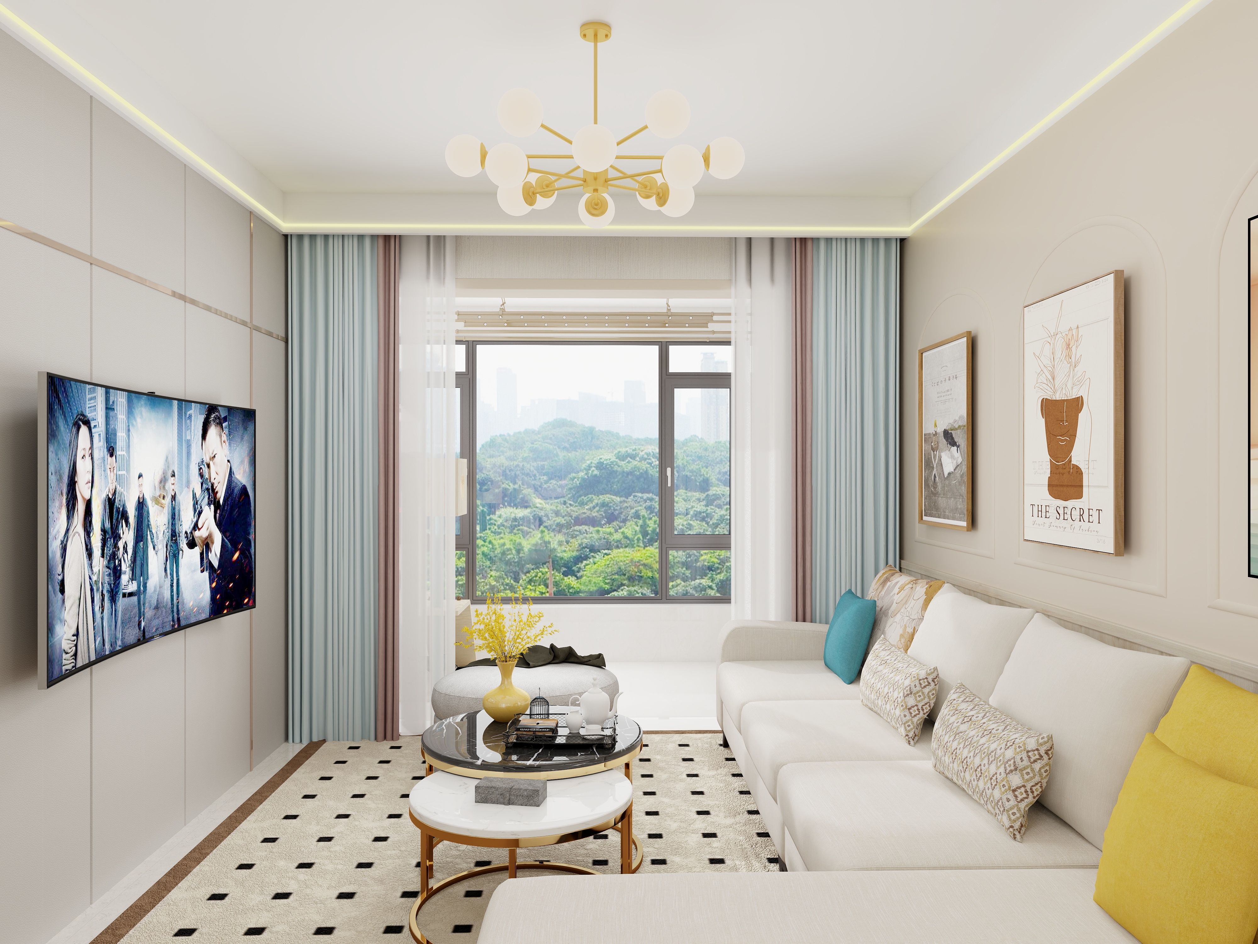 无题2020-海德公园北欧81㎡3室-装修设计方案