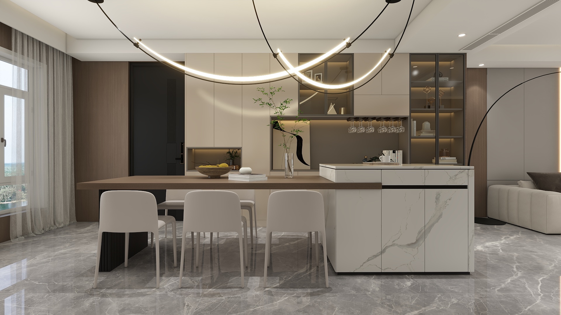 柳渡-盛世春江四室两厅-装修设计方案