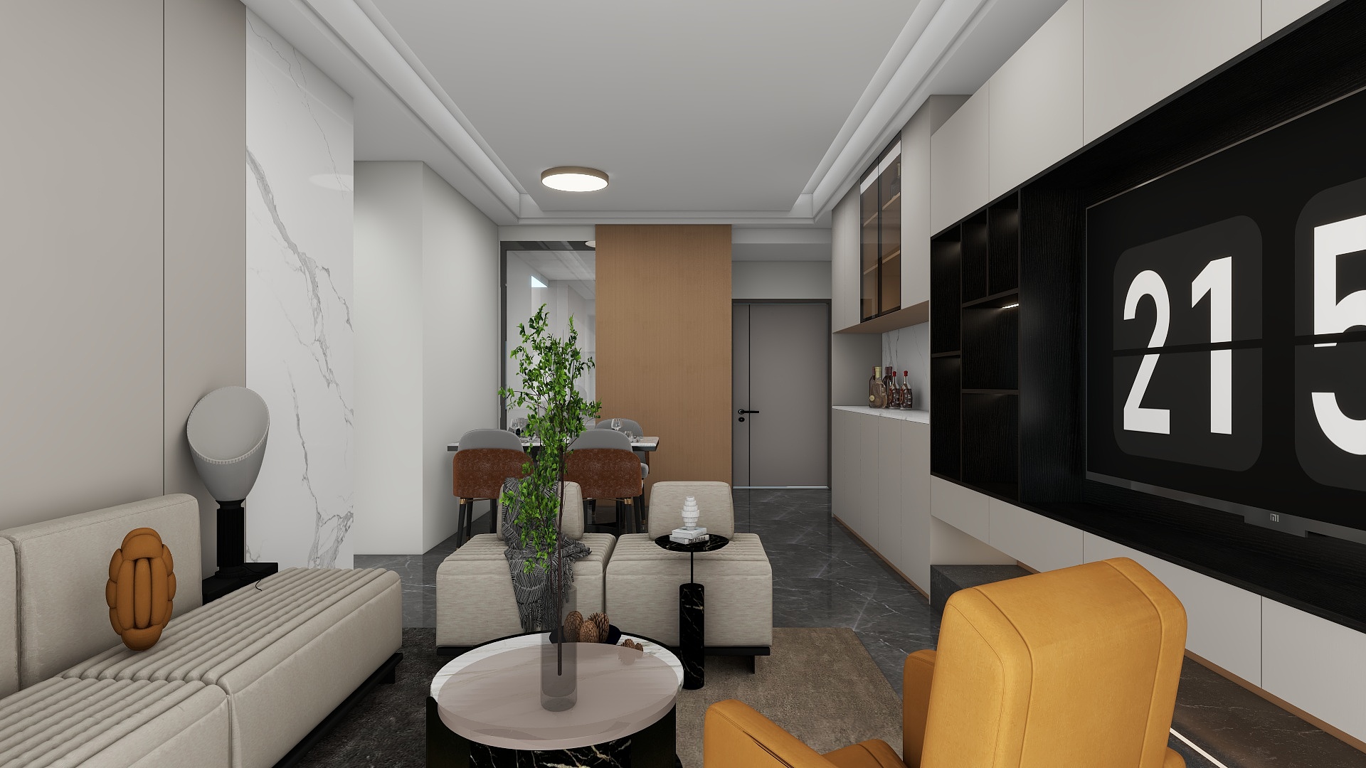 阿华全案设计-珠海香洲双瑞藏珑湾4栋3502房89㎡3室-装修设计方案