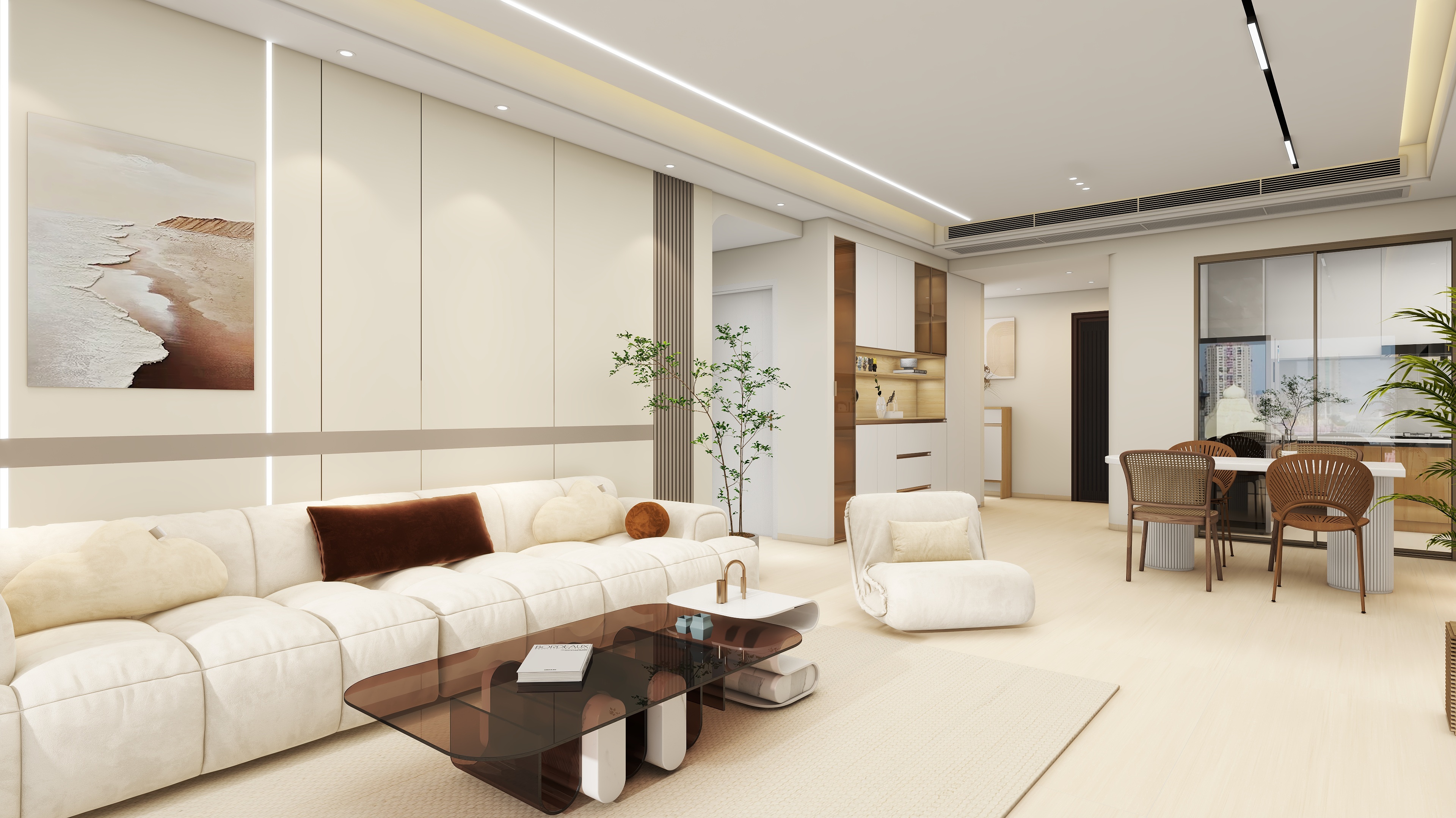 猫猫设计*-原木奶油风装修效果图