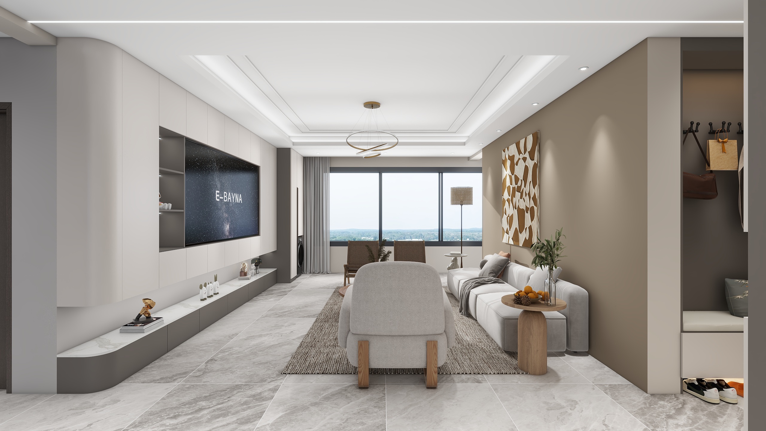 瀚雯视觉设计-云都会132平-装修设计方案