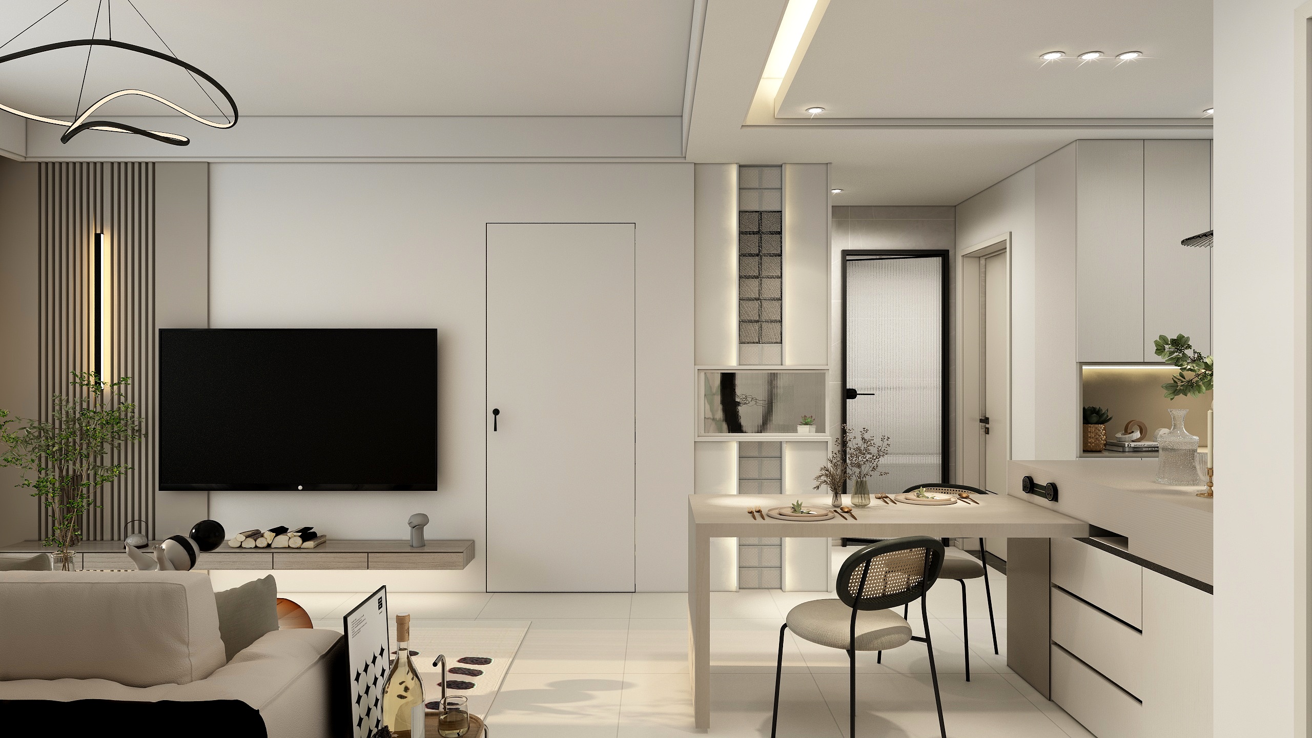 耽美娘-永丰乐城奶油风-装修设计方案