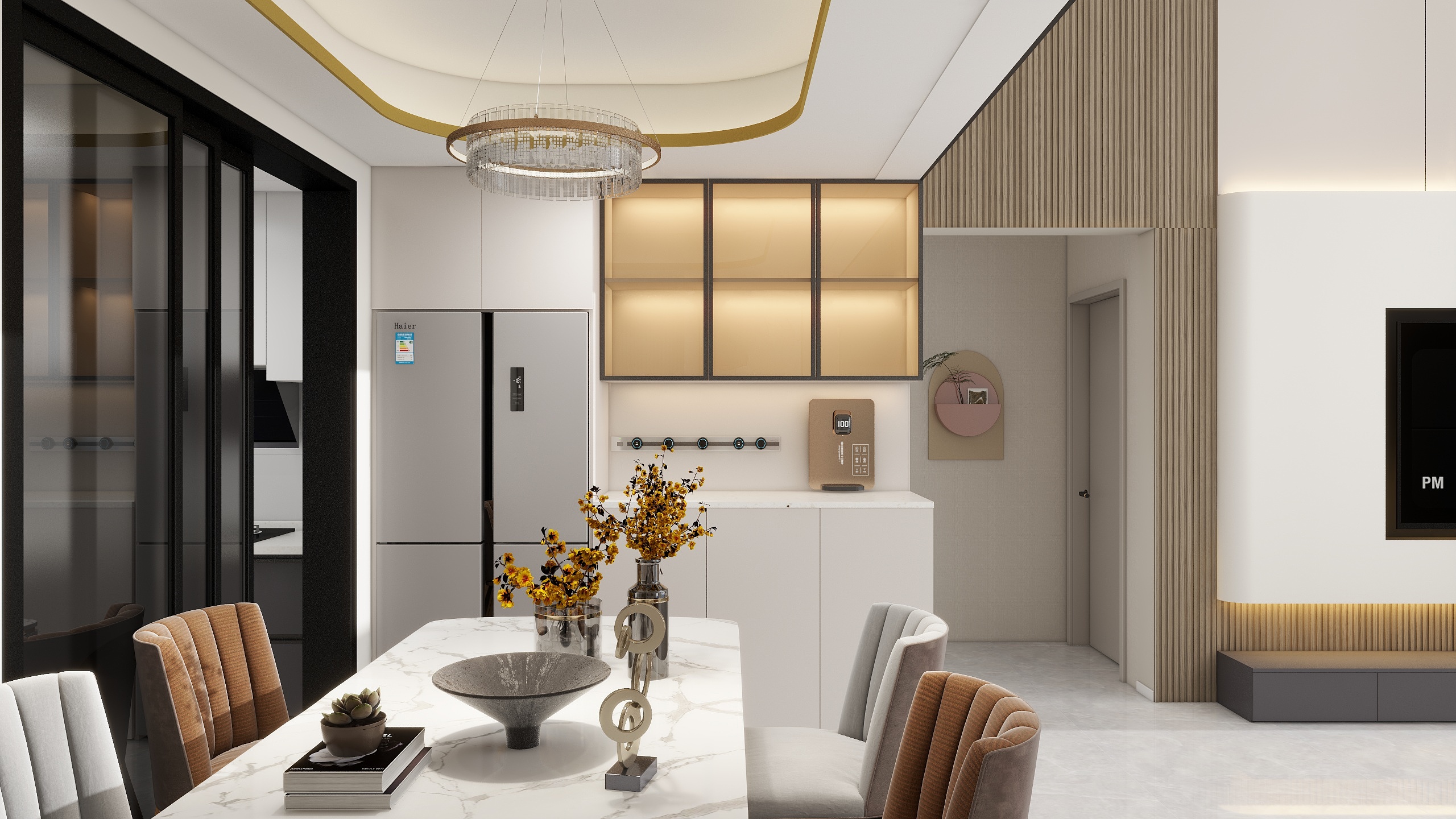 乐宅全案设计-汇邦华府顶跃装修效果图