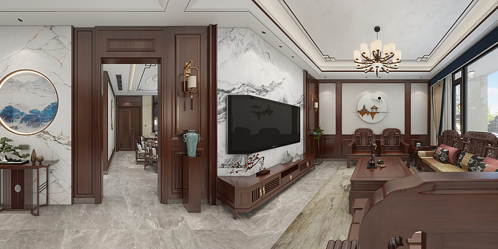 金筑HOME-观塘别墅新中式（最终版）-装修设计方案