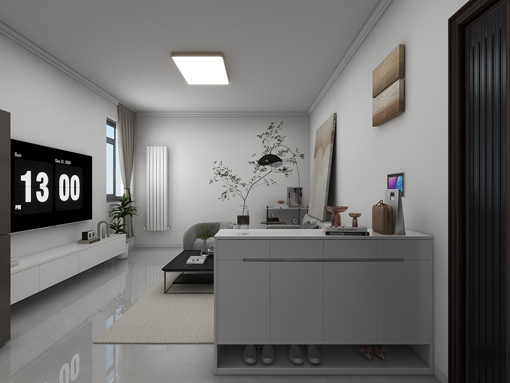 设计-男孩-址刘村安置小区72㎡2室装修效果图