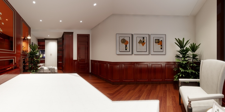 美嘉精工-梁-125㎡3室-装修设计方案