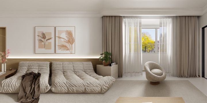 梵客南设sSeP-原木风昌平小汤山3-1-1001-装修设计方案