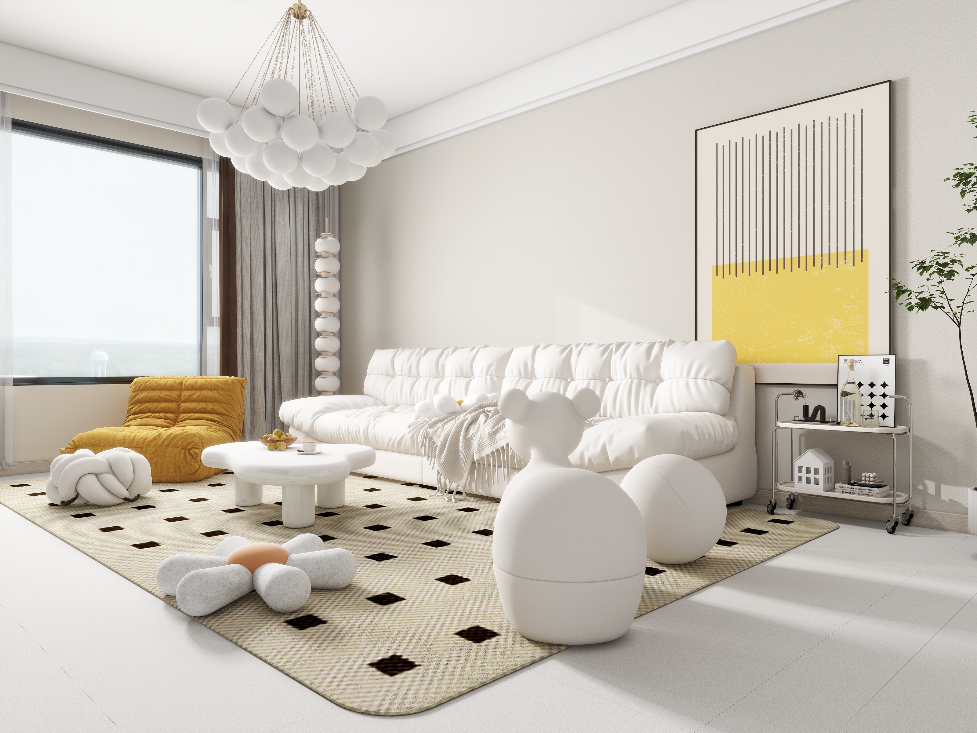 徐铭锴丶-《黄油·奶酪》--现代奶油-装修设计方案